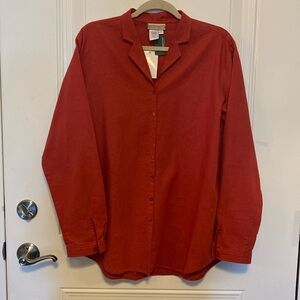 Size L Coldwater Creek linen/cotton shirt.